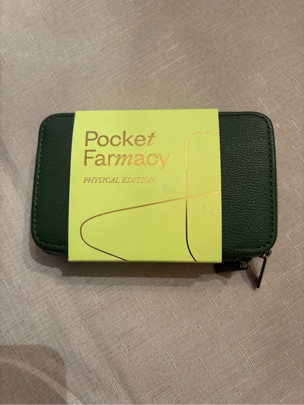 Green Zip Card & Key Holder